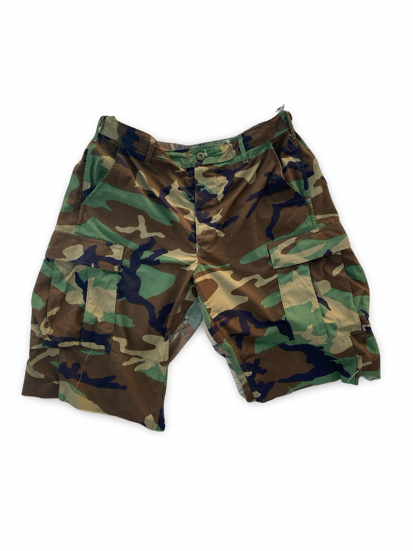 Double Camo Cargo Shorts